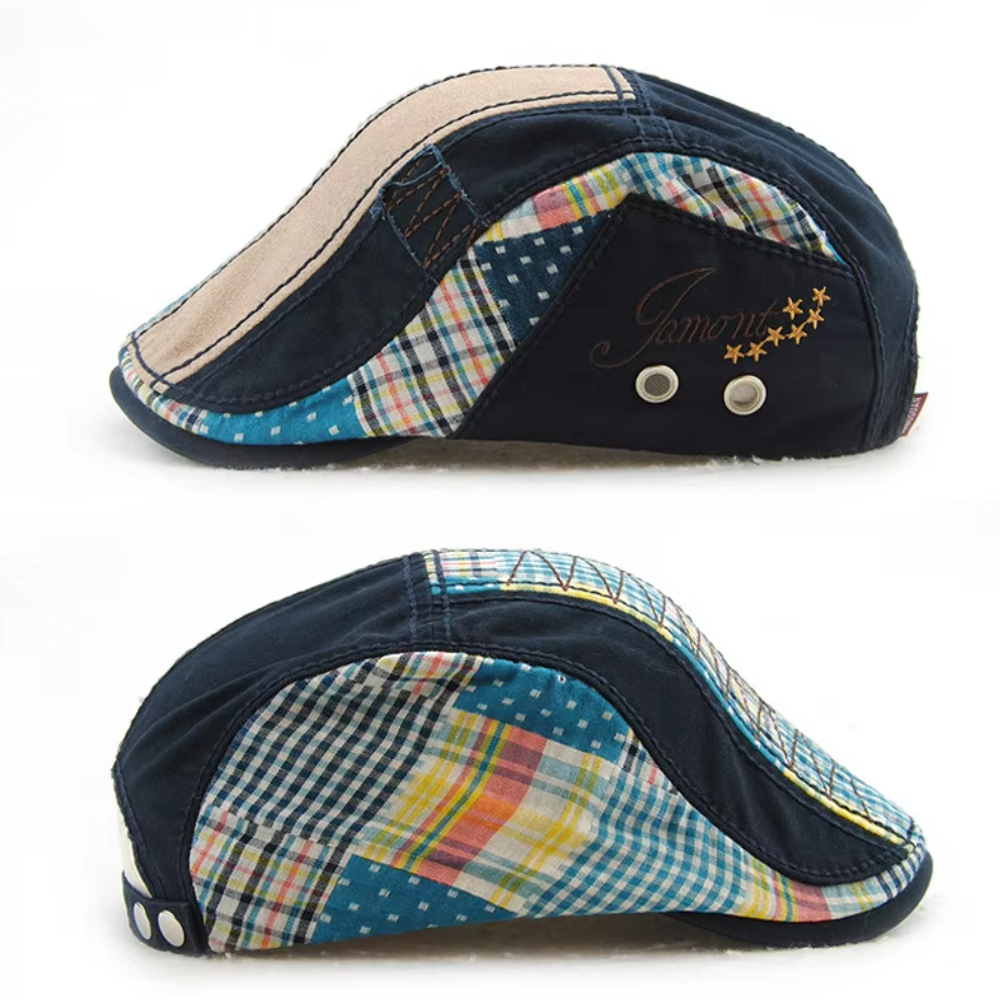 Patchwork Flat Cap