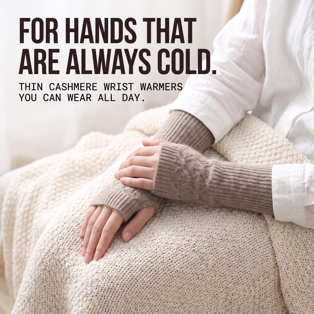 Cashmere Hand Sleeves