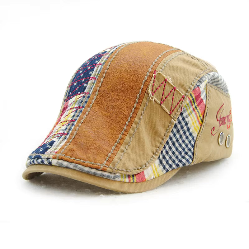 Patchwork Flat Cap