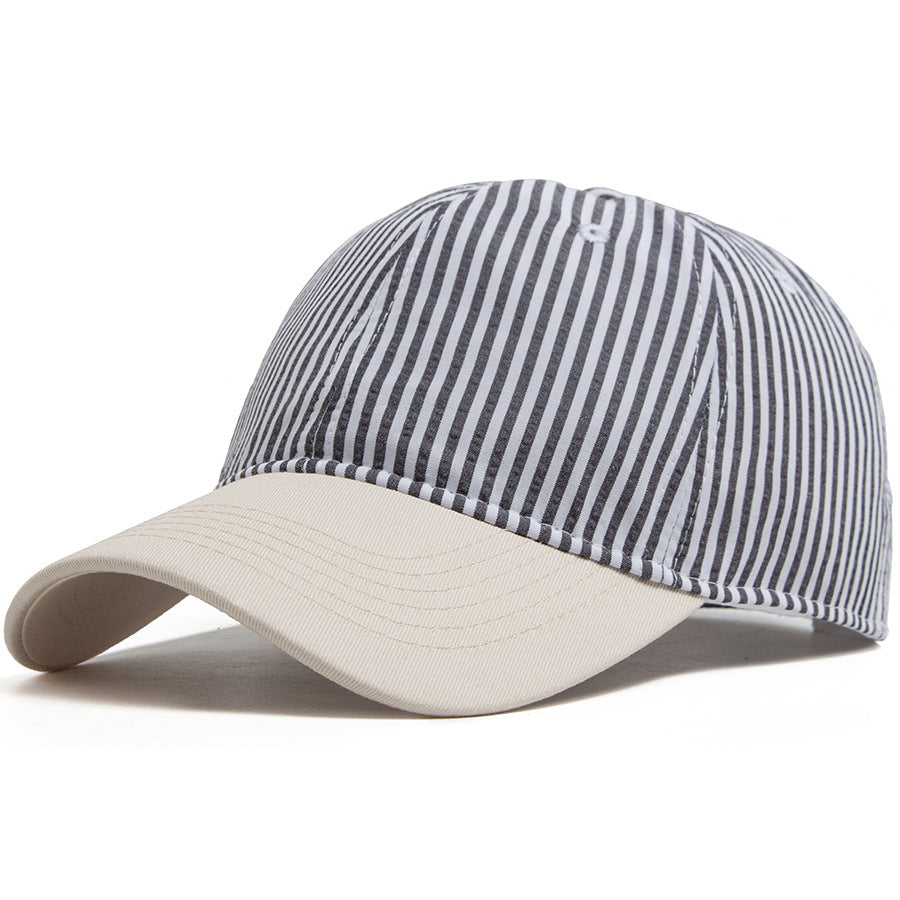 Harbor Seersucker Cap