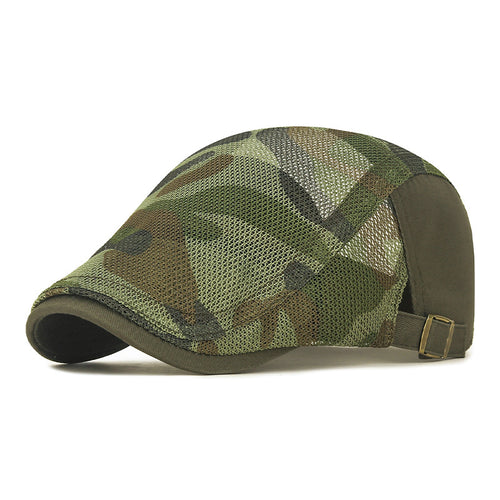 Bramble Camo Flat Cap