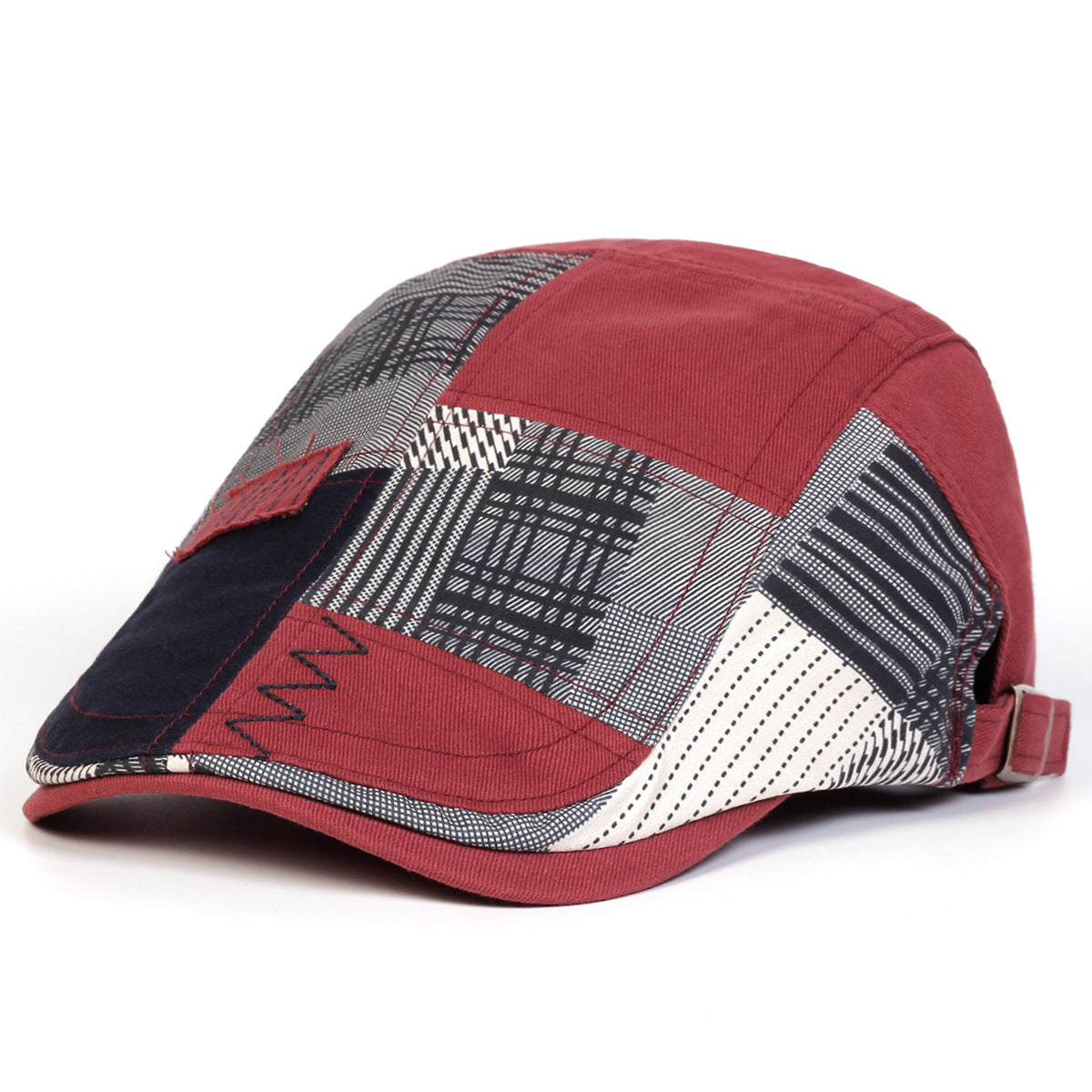 Patchwork Flat Cap