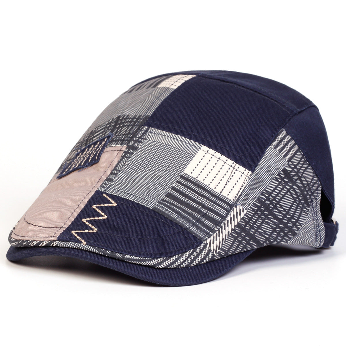 Patchwork Flat Cap
