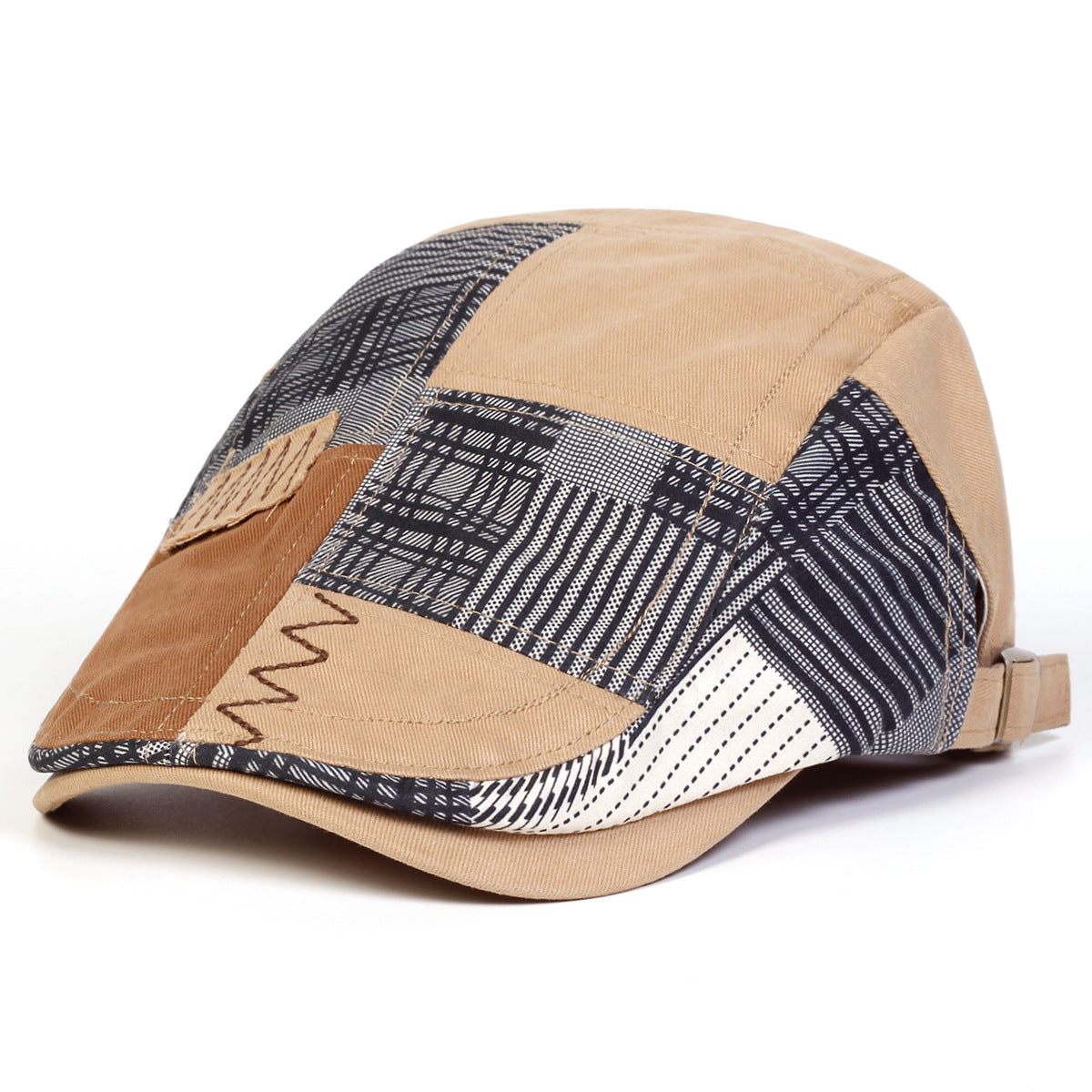 Patchwork Flat Cap