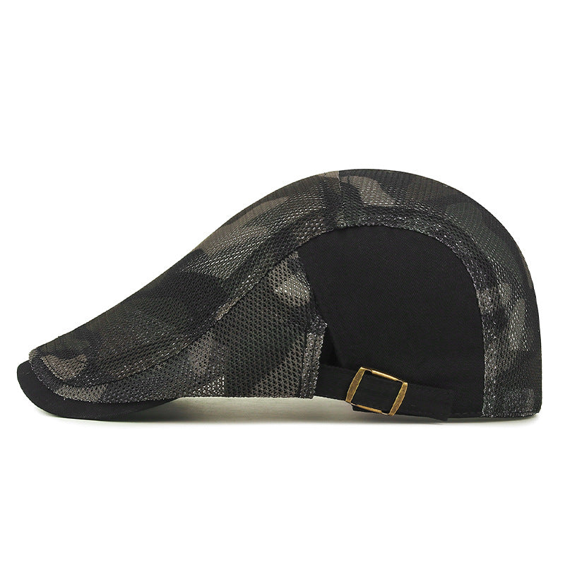 Bramble Camo Flat Cap