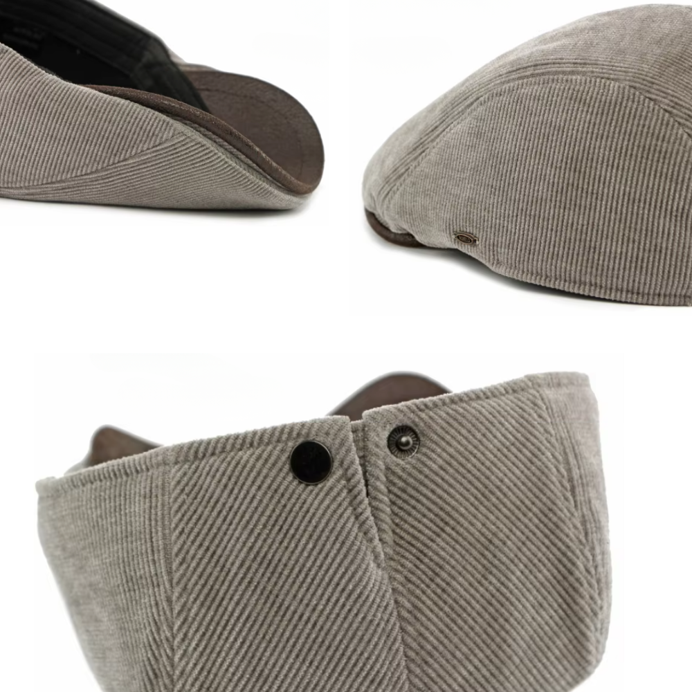Woodgrain Flat Cap