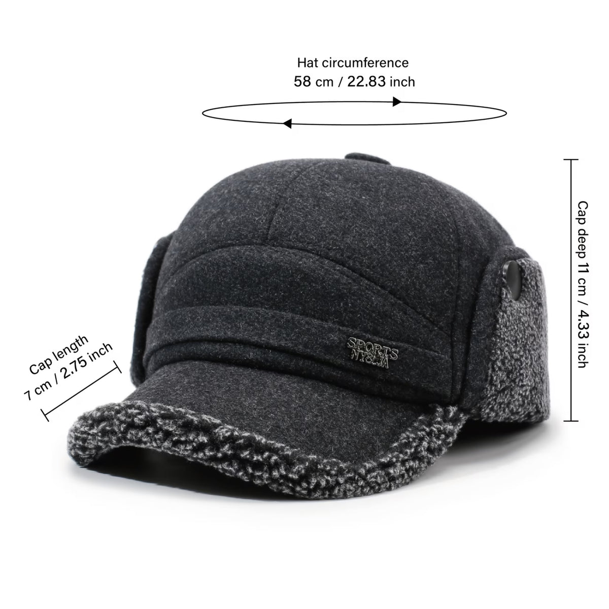 Sherpa Earflap Cap