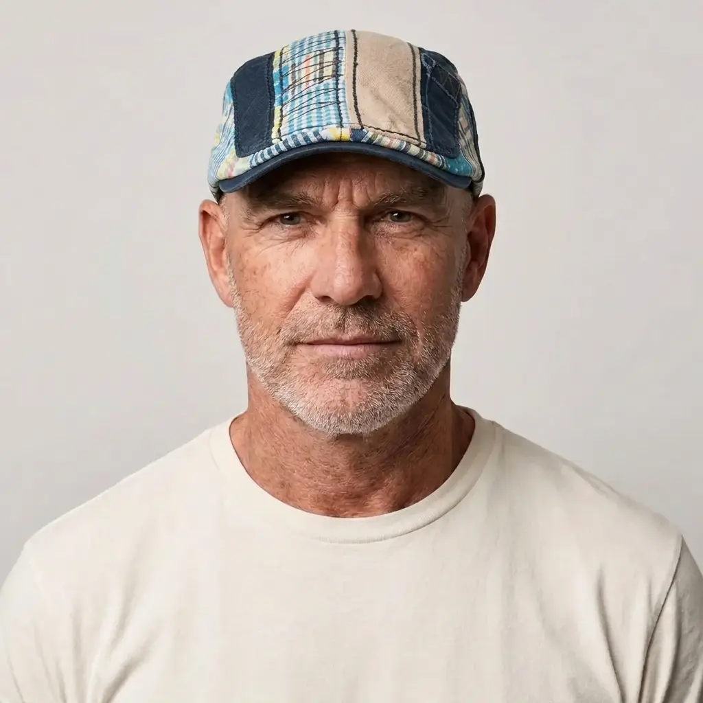 Patchwork Flat Cap