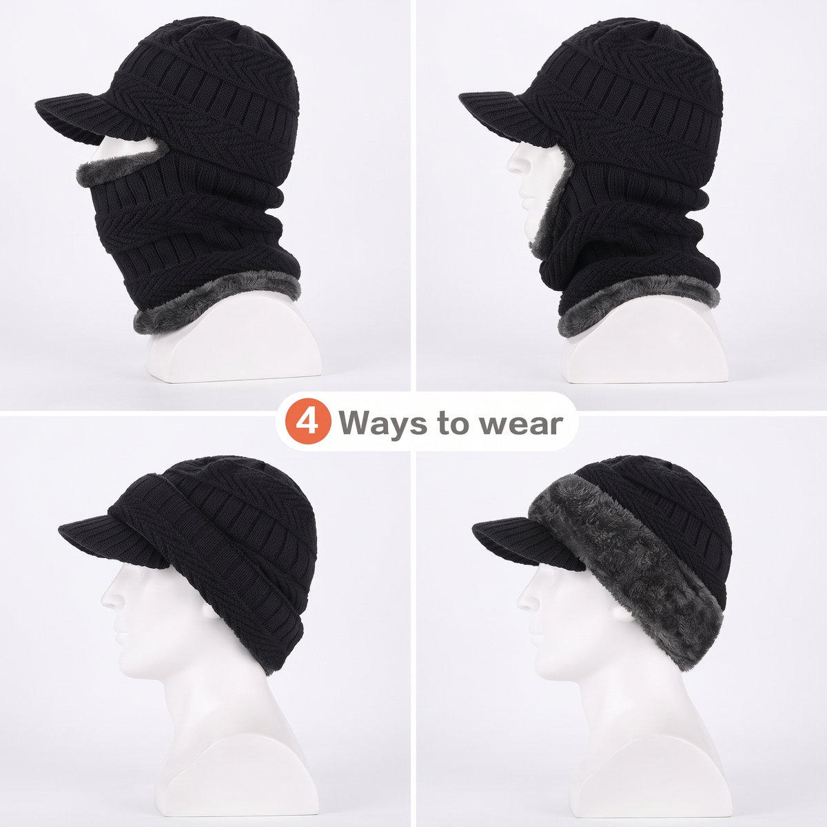 4-in-1 Winter Hood